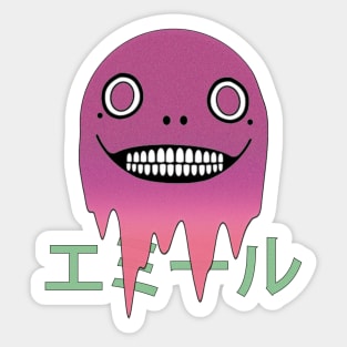 Emil Head Nier (Magenta) Sticker